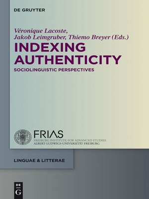 cover image of Indexing Authenticity
